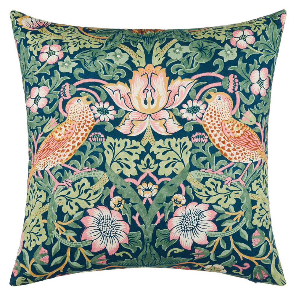 Morris & Co. Strawberry Thief Cushion