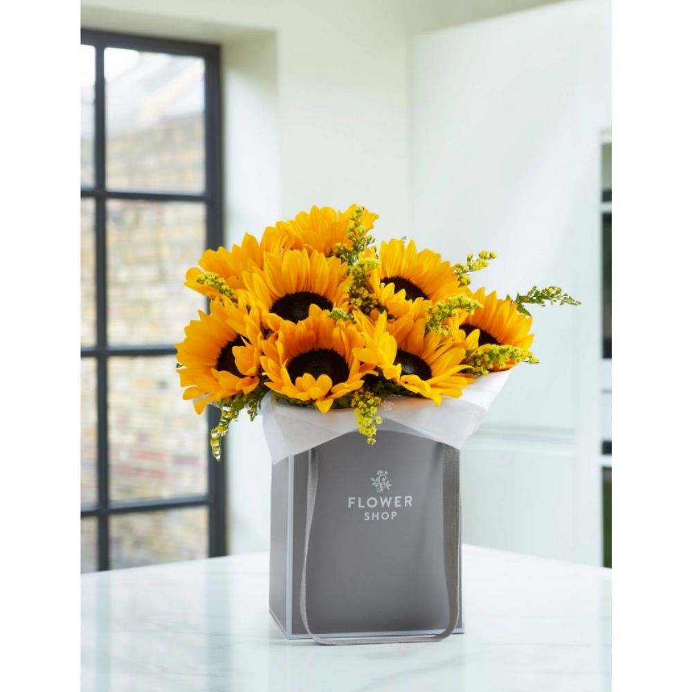 British Sunflower Gift Bag