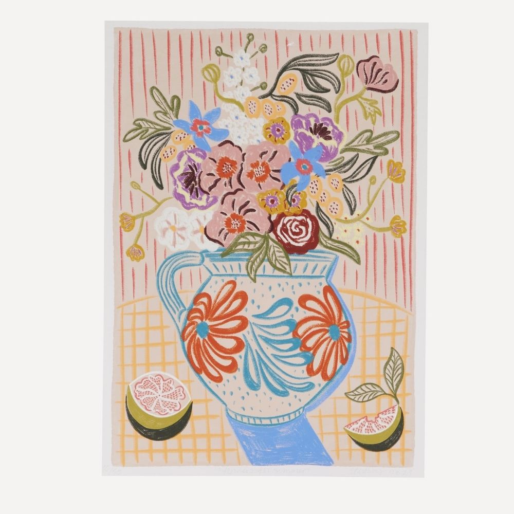 Flowers For Summer Unframed A3 Giclée Print