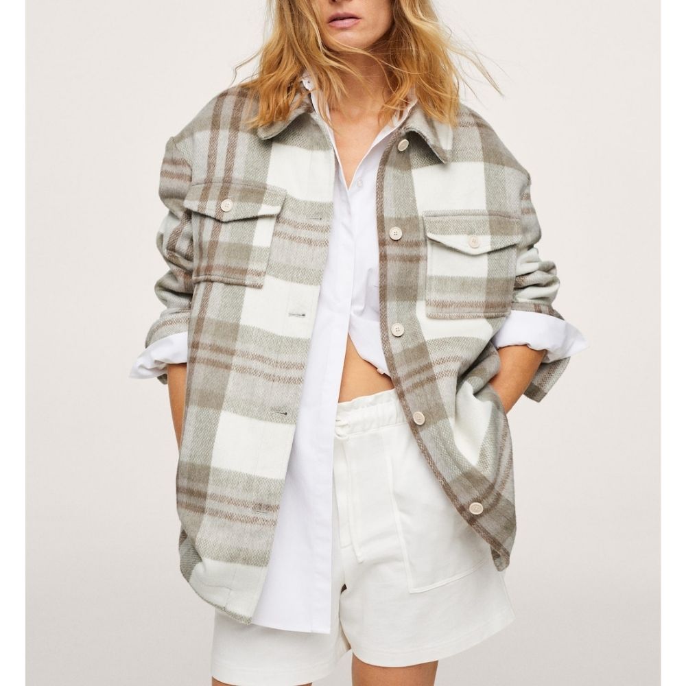 Oversized Check Overshirt