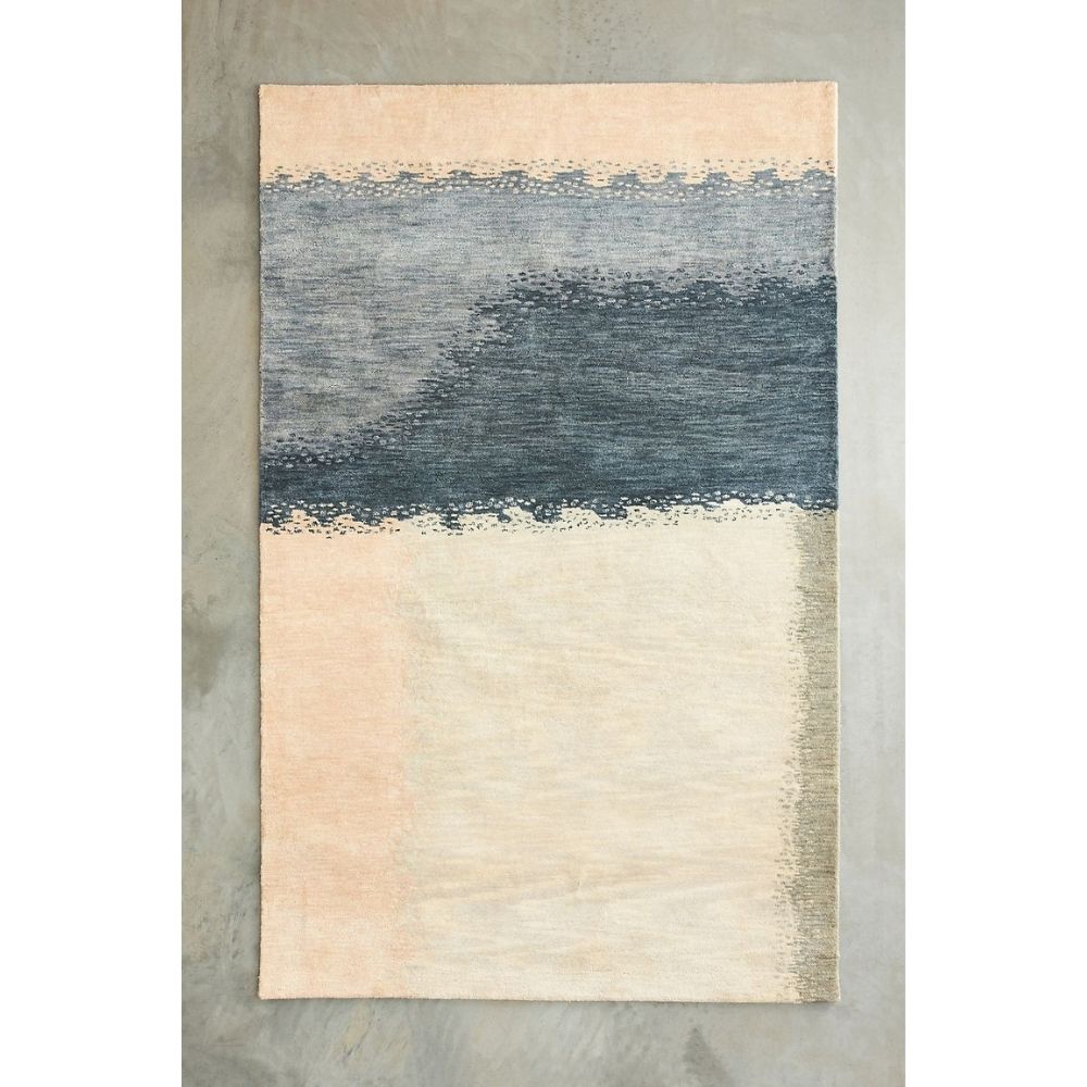 Hand-Knotted Abstrait Rug