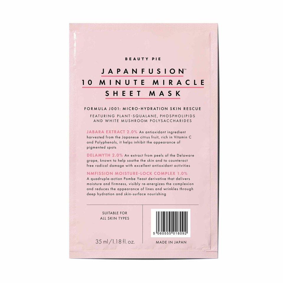 Japanfusion™ 10-Minute-Miracle Sheet Mask