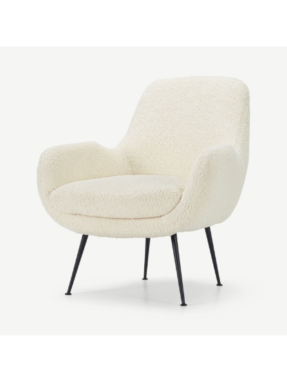 Moby Accent Armchair Faux Sheepskin