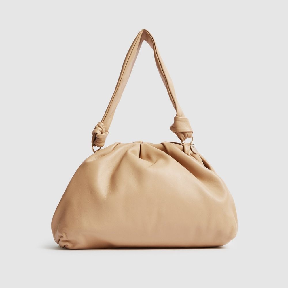 Ellena Leather Pouch Shoulder Bag