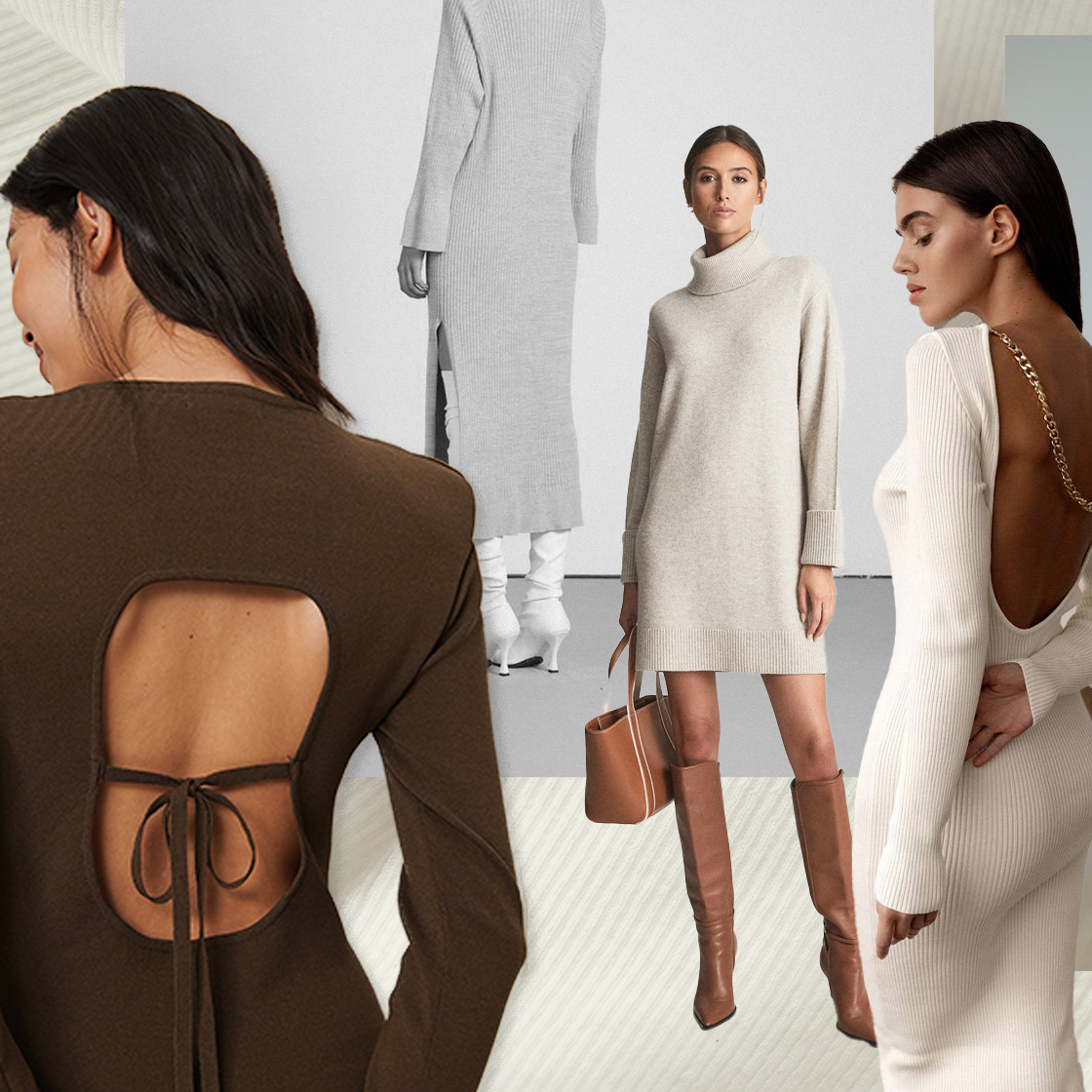 28 Chic Knit Dresses For Every Occasion (Because Comfort Is Still Key)