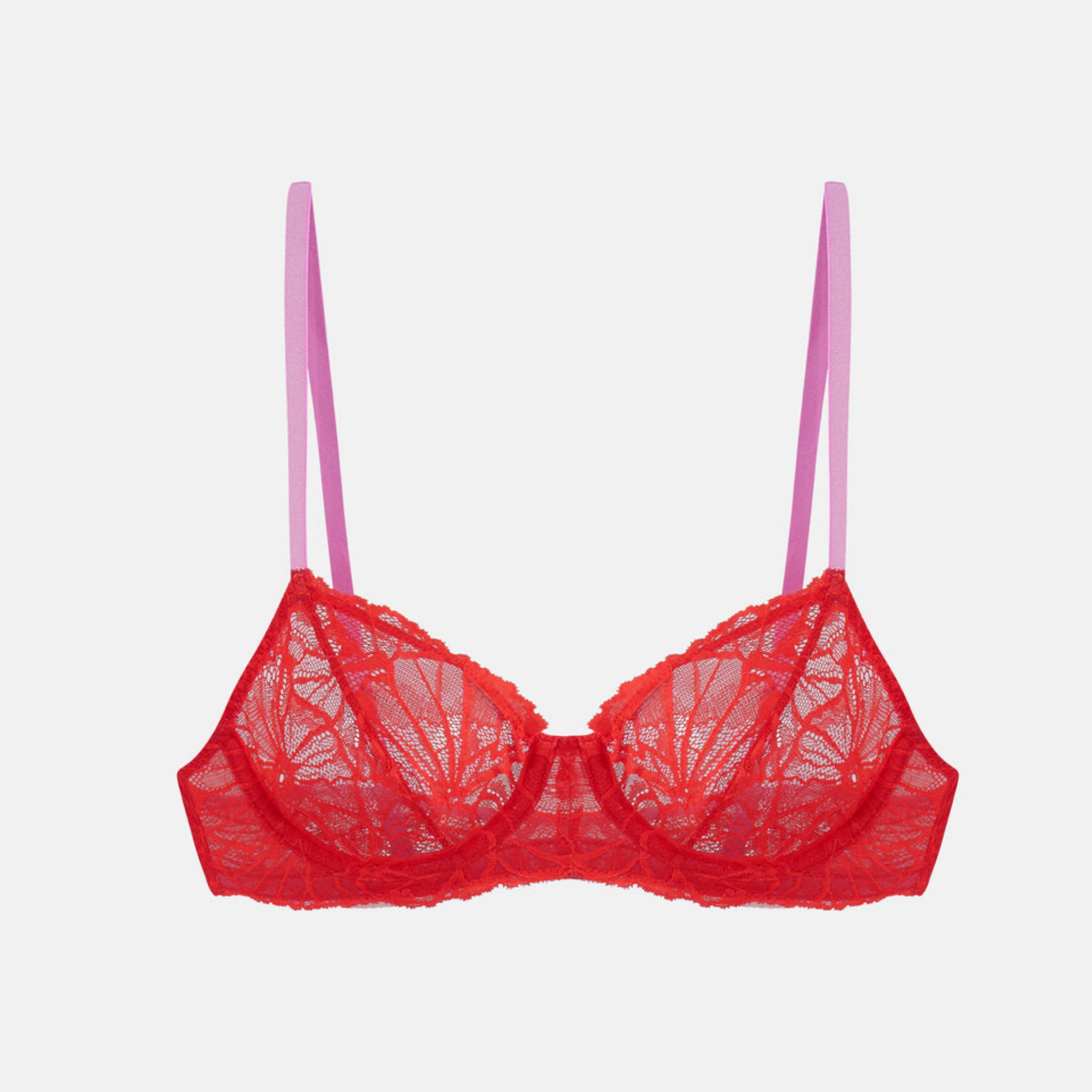Alma Graphic Lace Underwire Bra