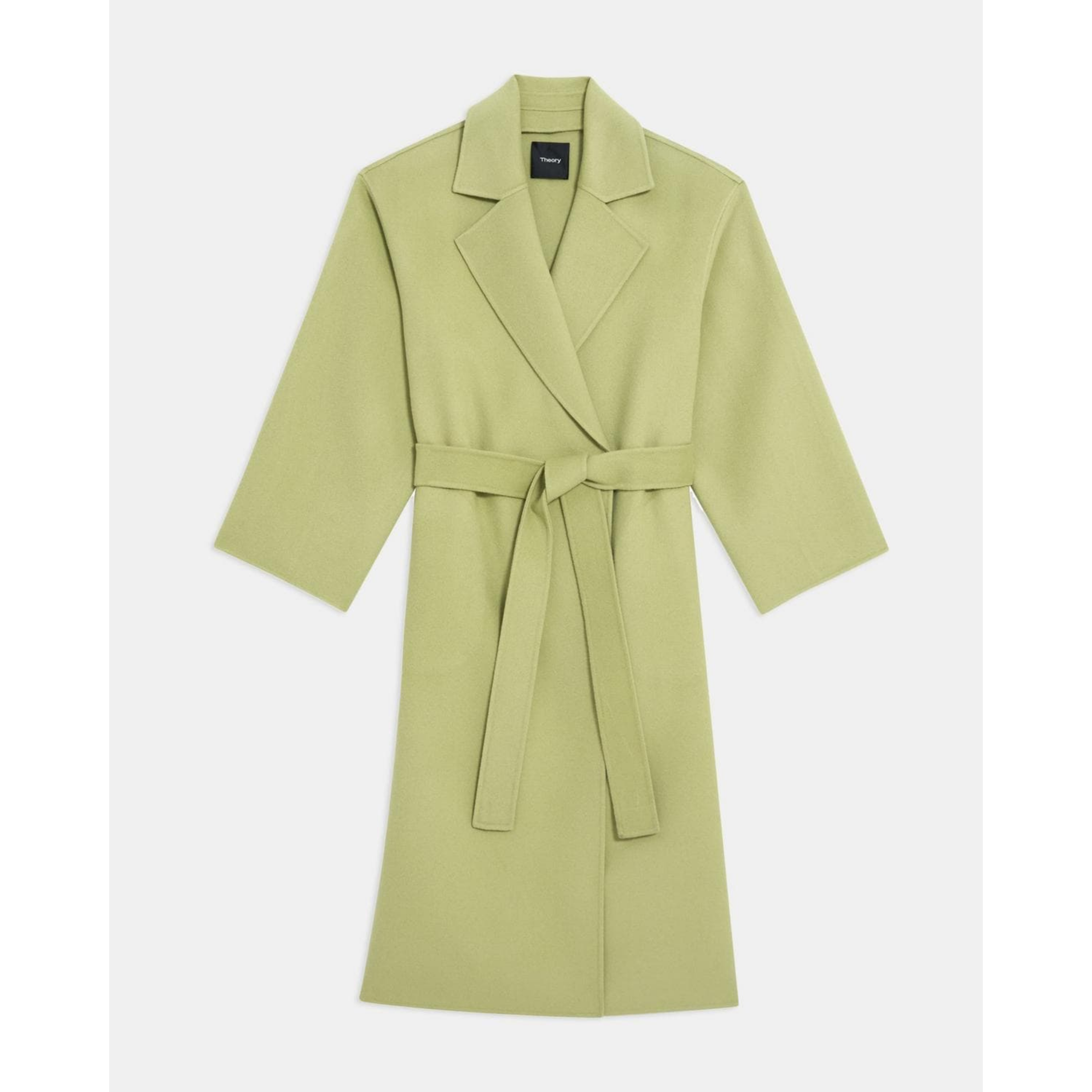 Wrap Coat in Double-Face Wool-Cashmere