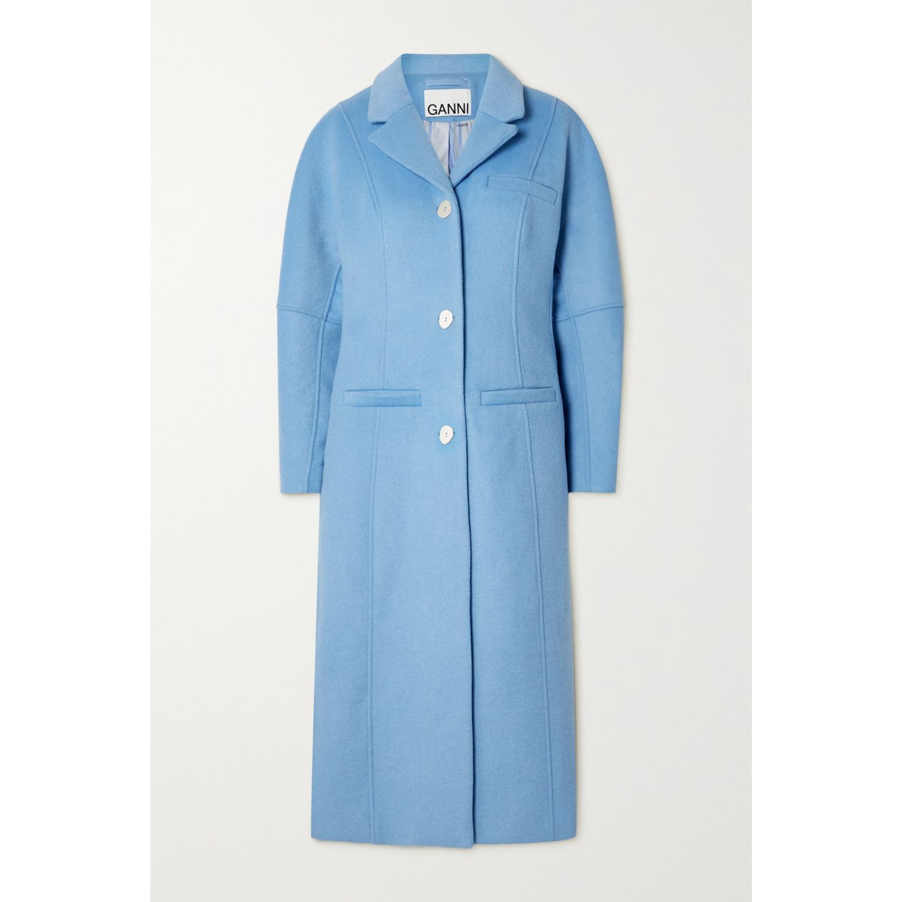 Sky Blue Woven Coat