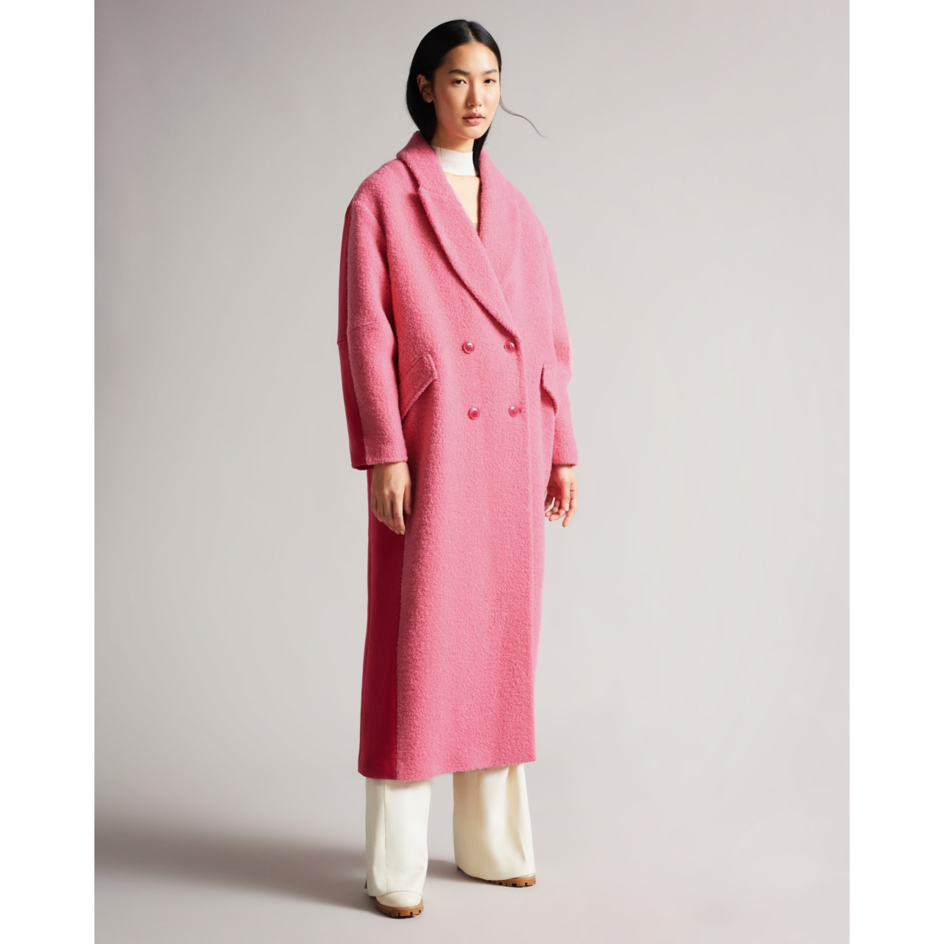 Oversized Crombie Coat
