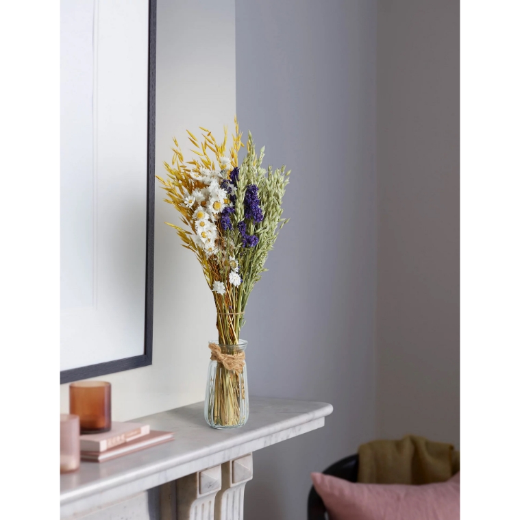 Dried Flower Posy & Vase