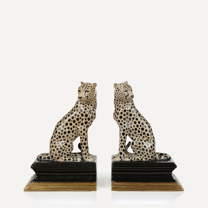 Cheetah Bookends