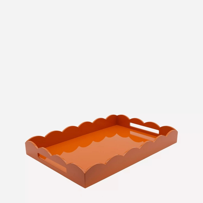 Addison Ross Scalloped Ottoman Tray