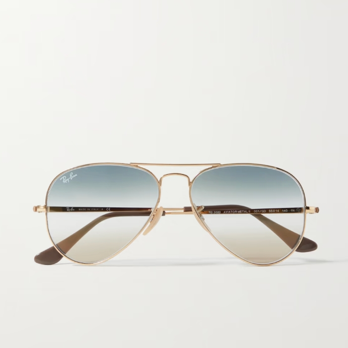 Ray-Ban Aviator Gold-Tone Sunglasses