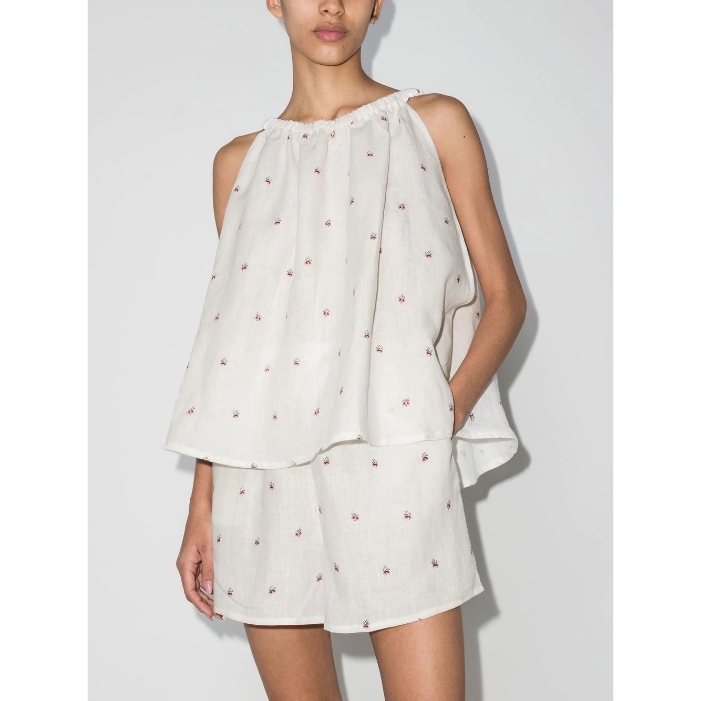Deiji Studios The Totem Linen Pajama Set