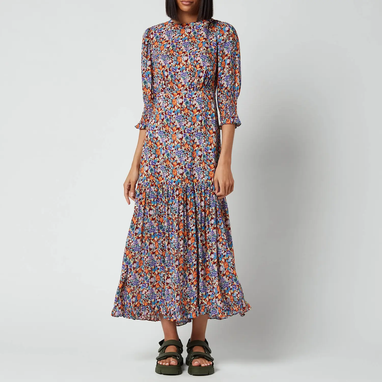 Petal Midi Dress