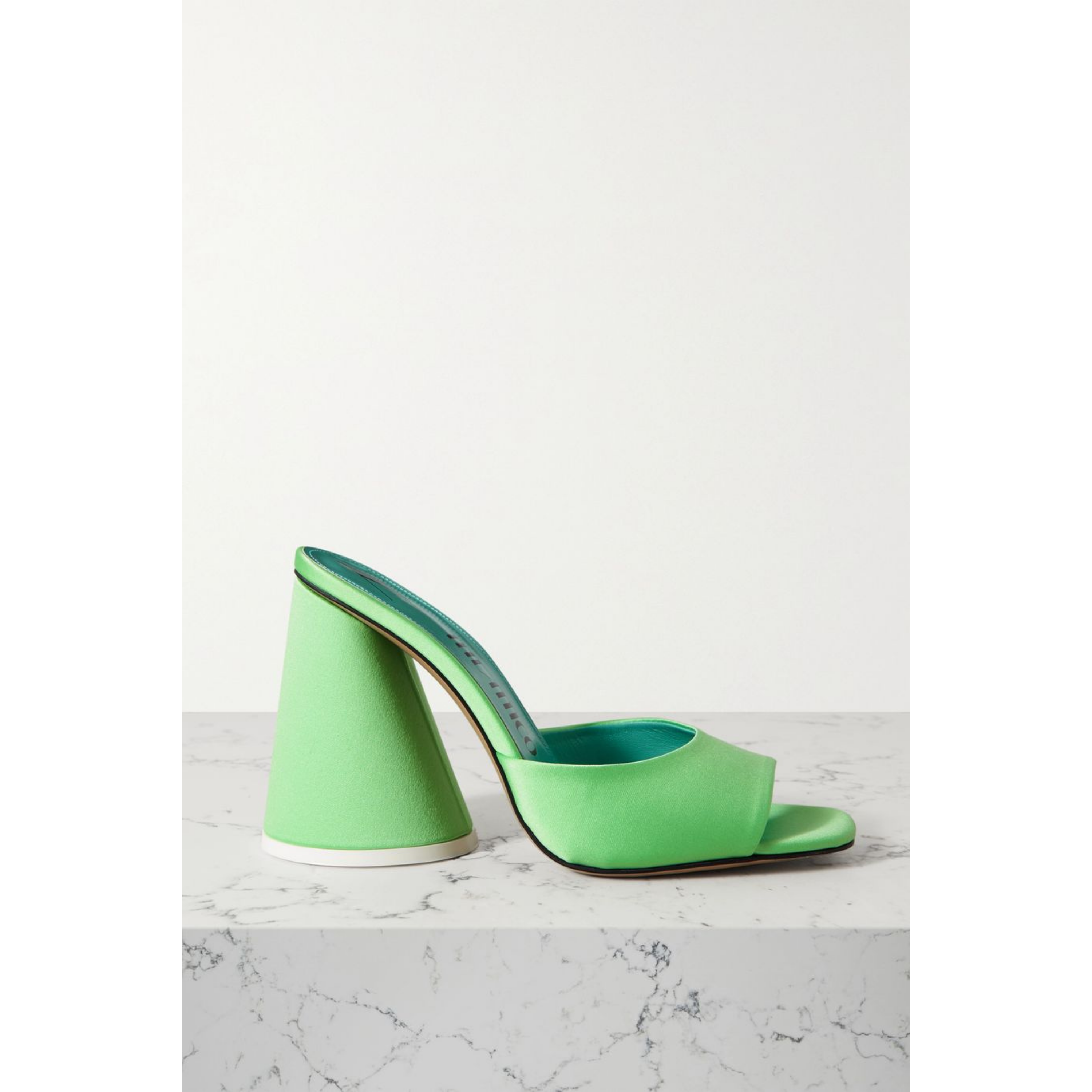 Luz Satin Mules by The Attico