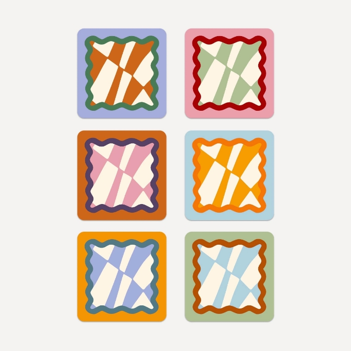 Balu London Chessboard Coasters