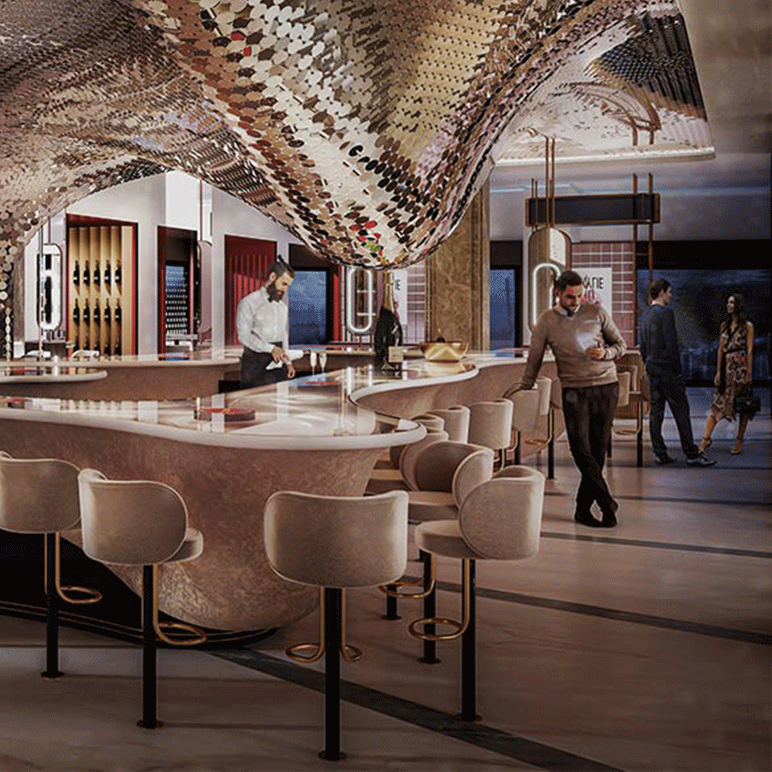Moët and Chandon Will Soon Open Their Brand New Champagne Bar at Harrods