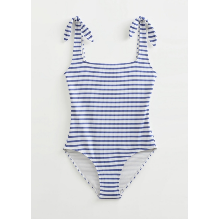 & Other Stories Striped Swimsuit