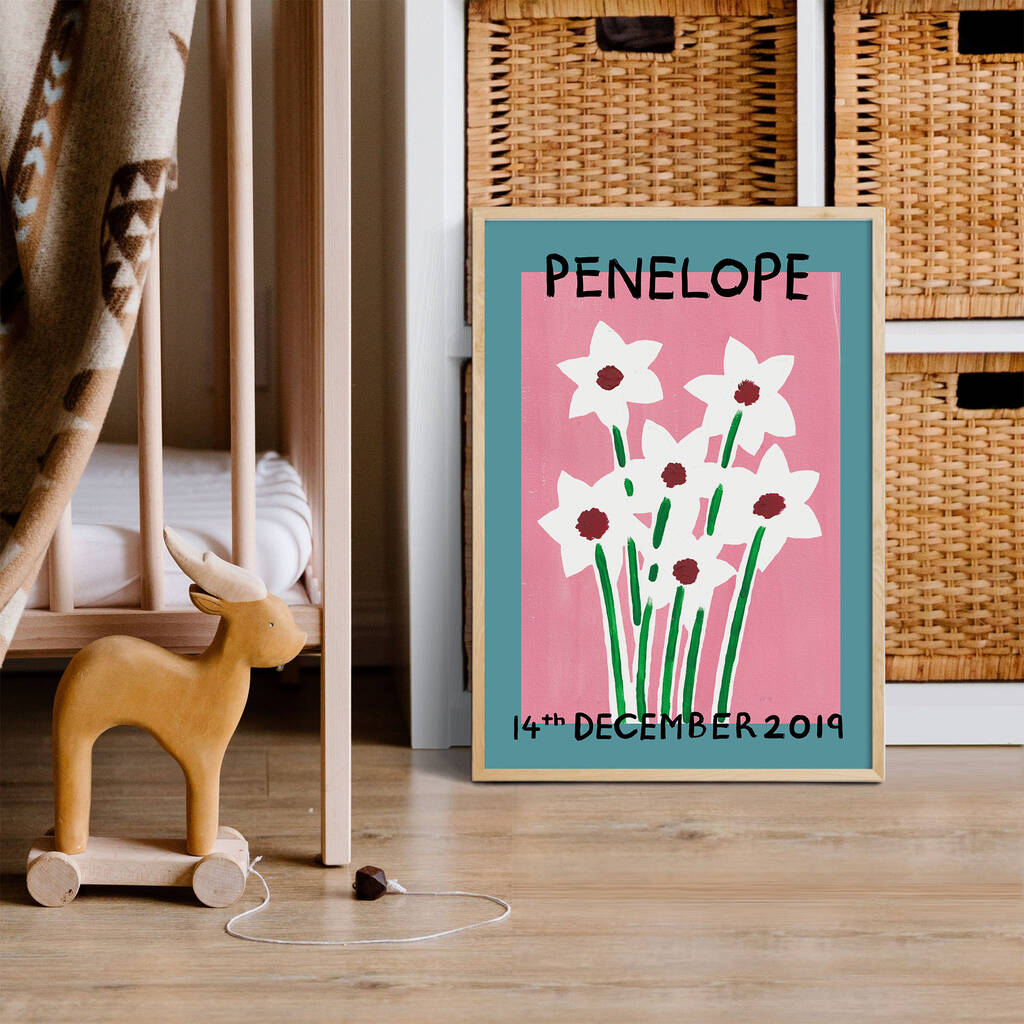 Keren Parmley Personalised Birth Month Print