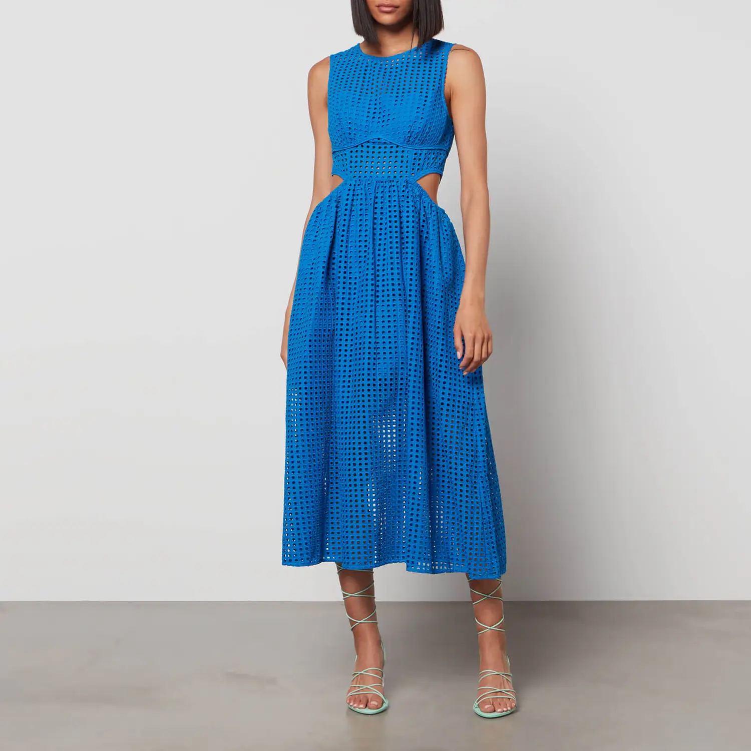 Self-Portrait Broderie Anglaise Midi