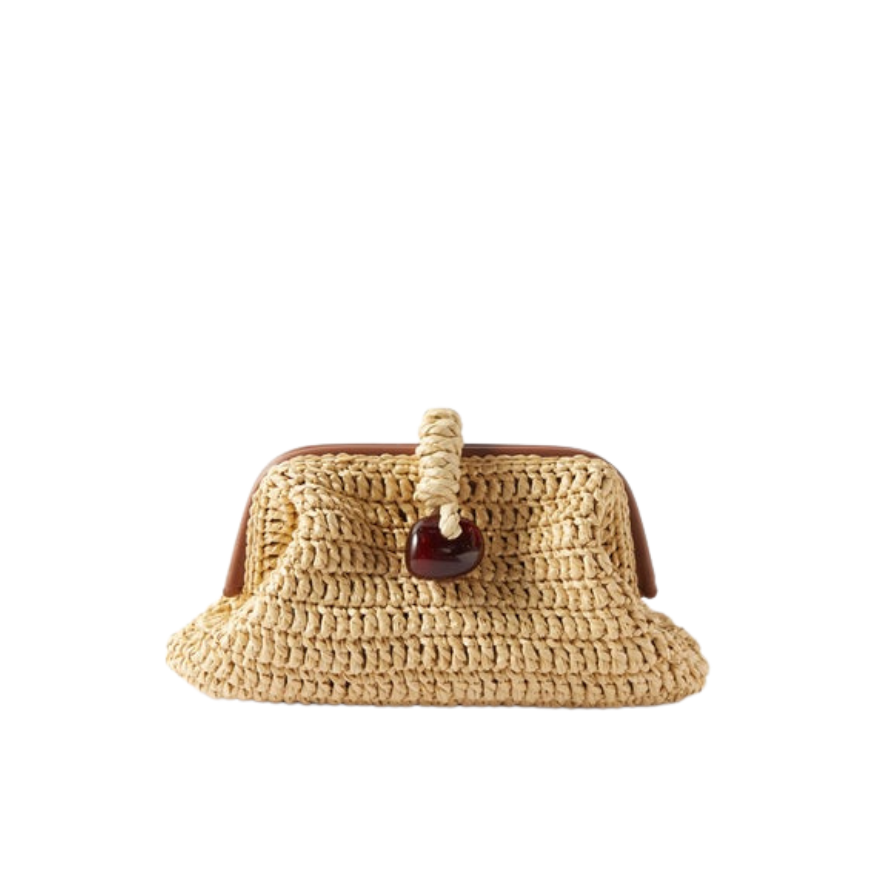 Serena Uziyel Raffia Clutch