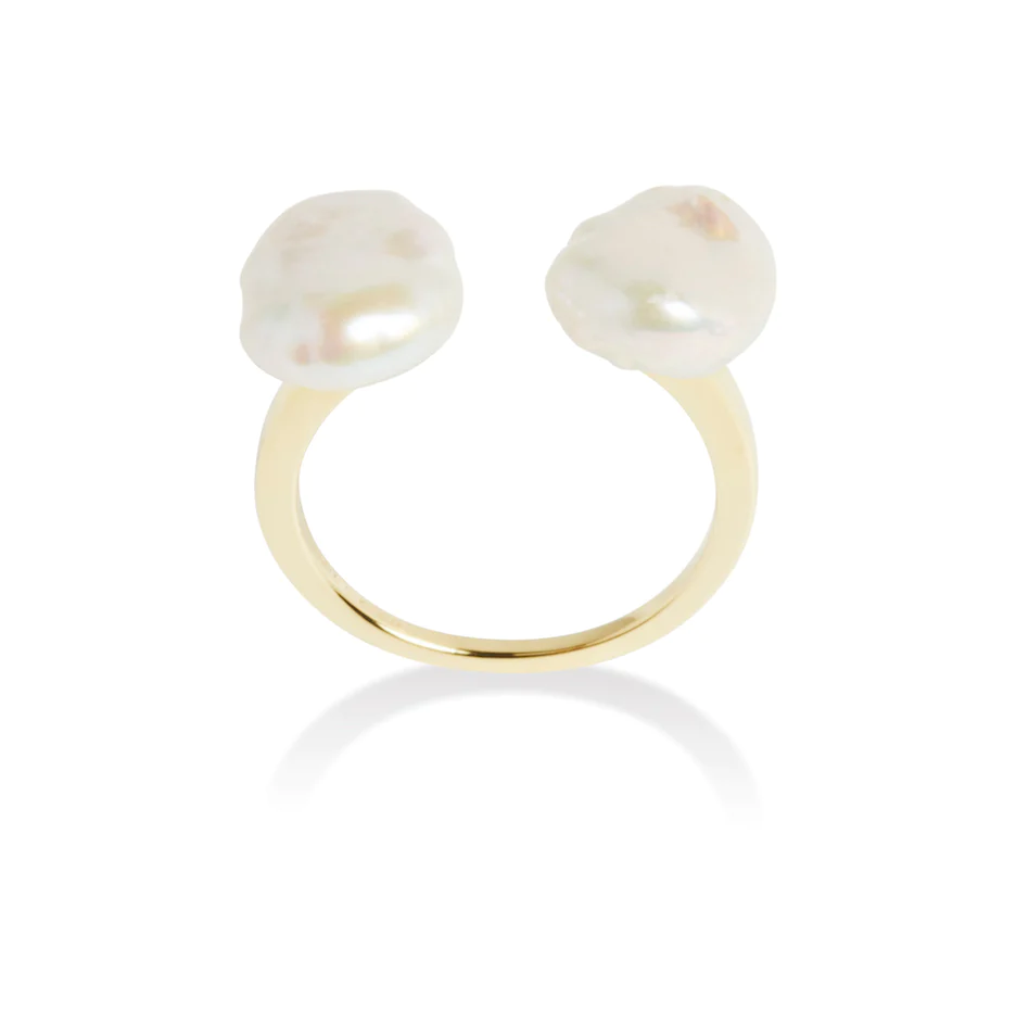 Olivia & Pearl Baroque Pearl Ring