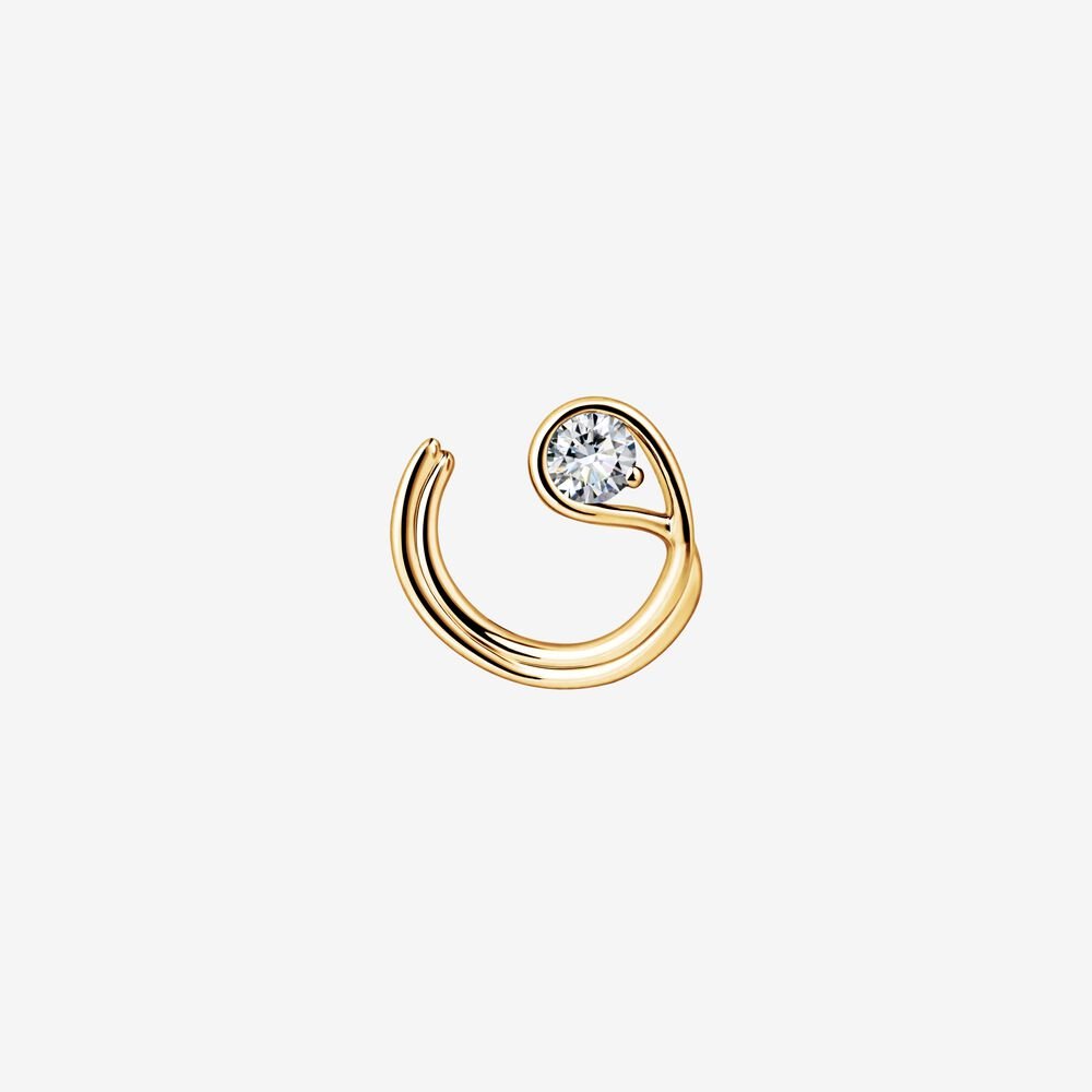 Pandora Brilliance Lab-created Diamond Stud Earring Single Right