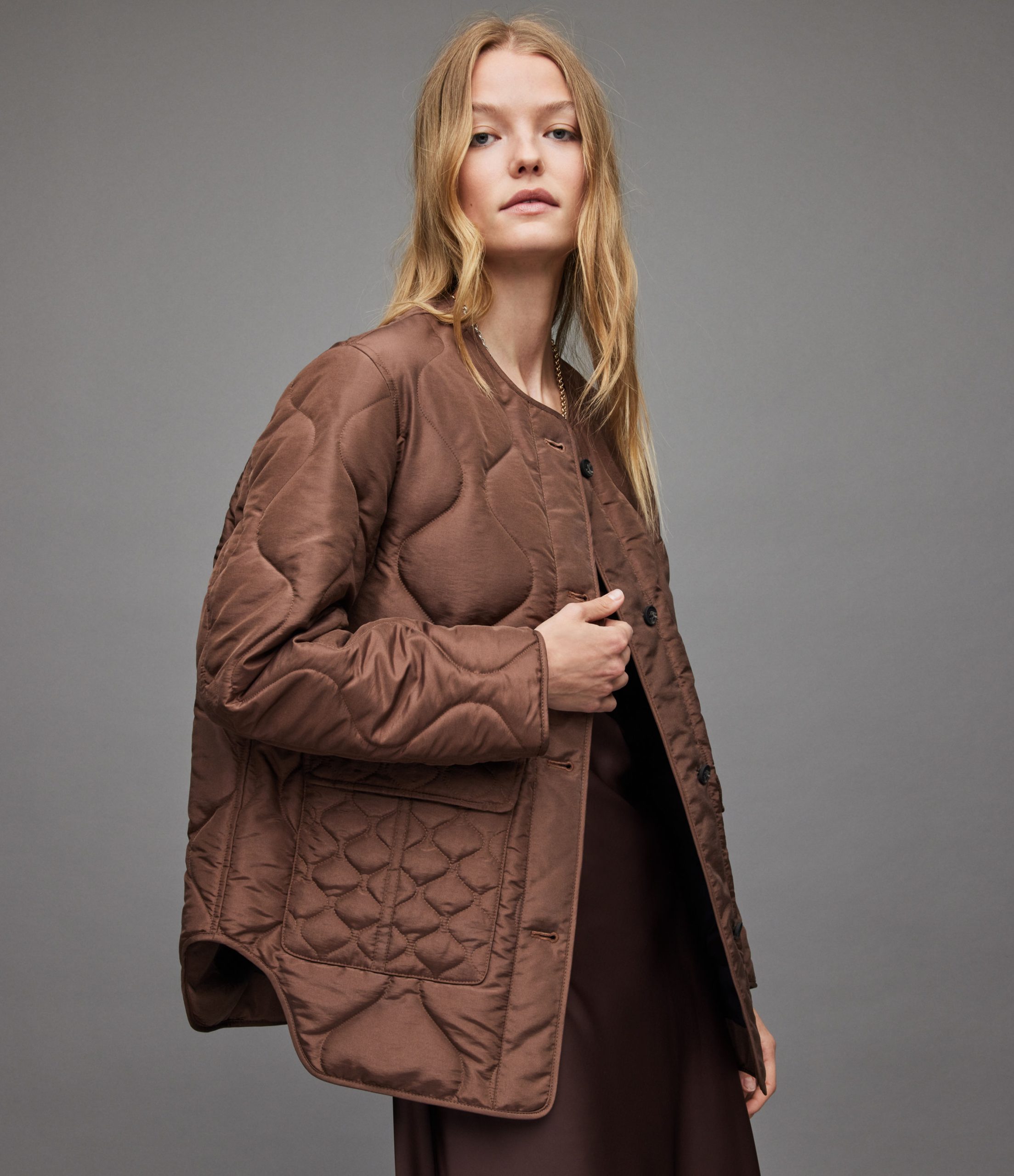 AllSaints Foxi Leather Jacket