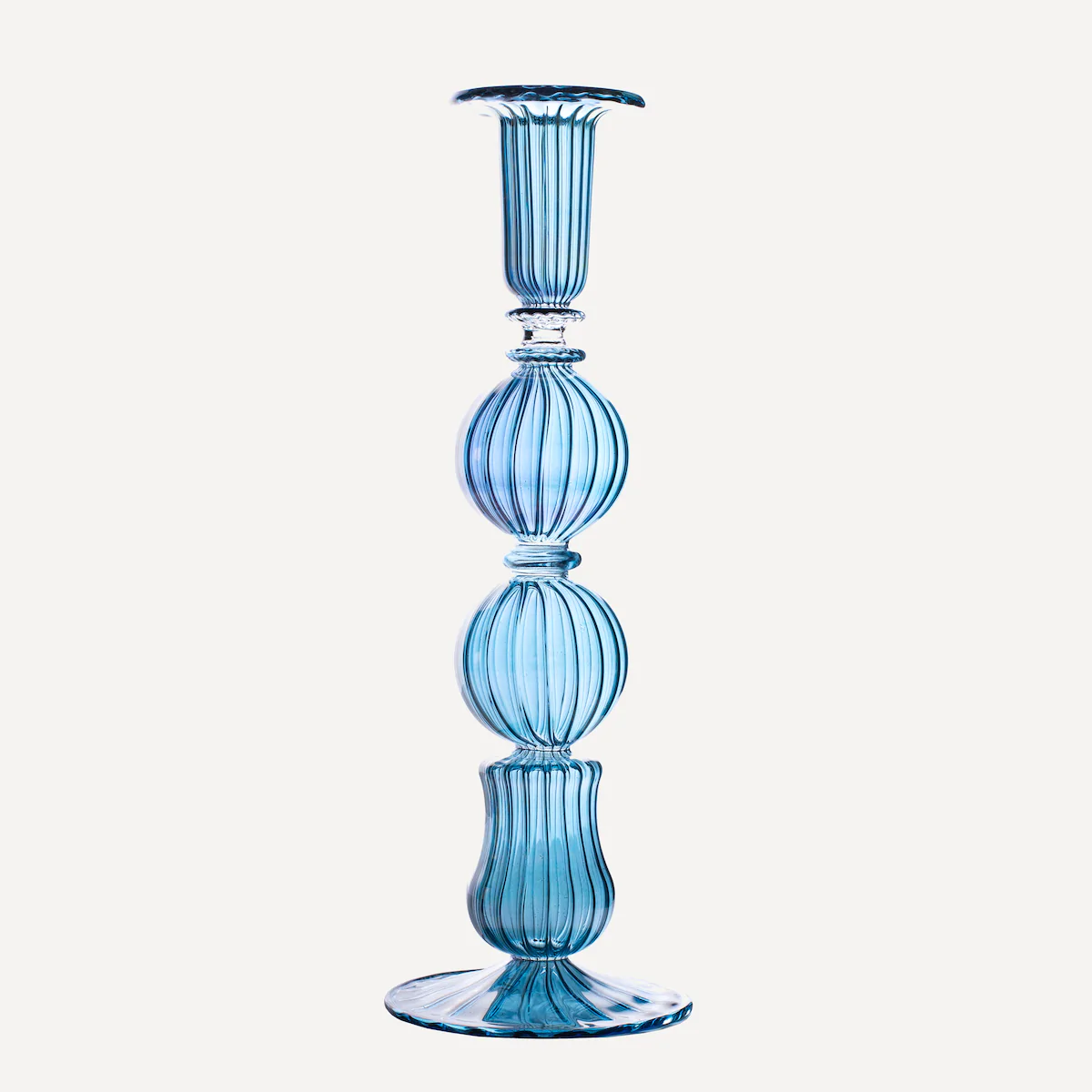 Issy Granger Ombo Glass Candlestick