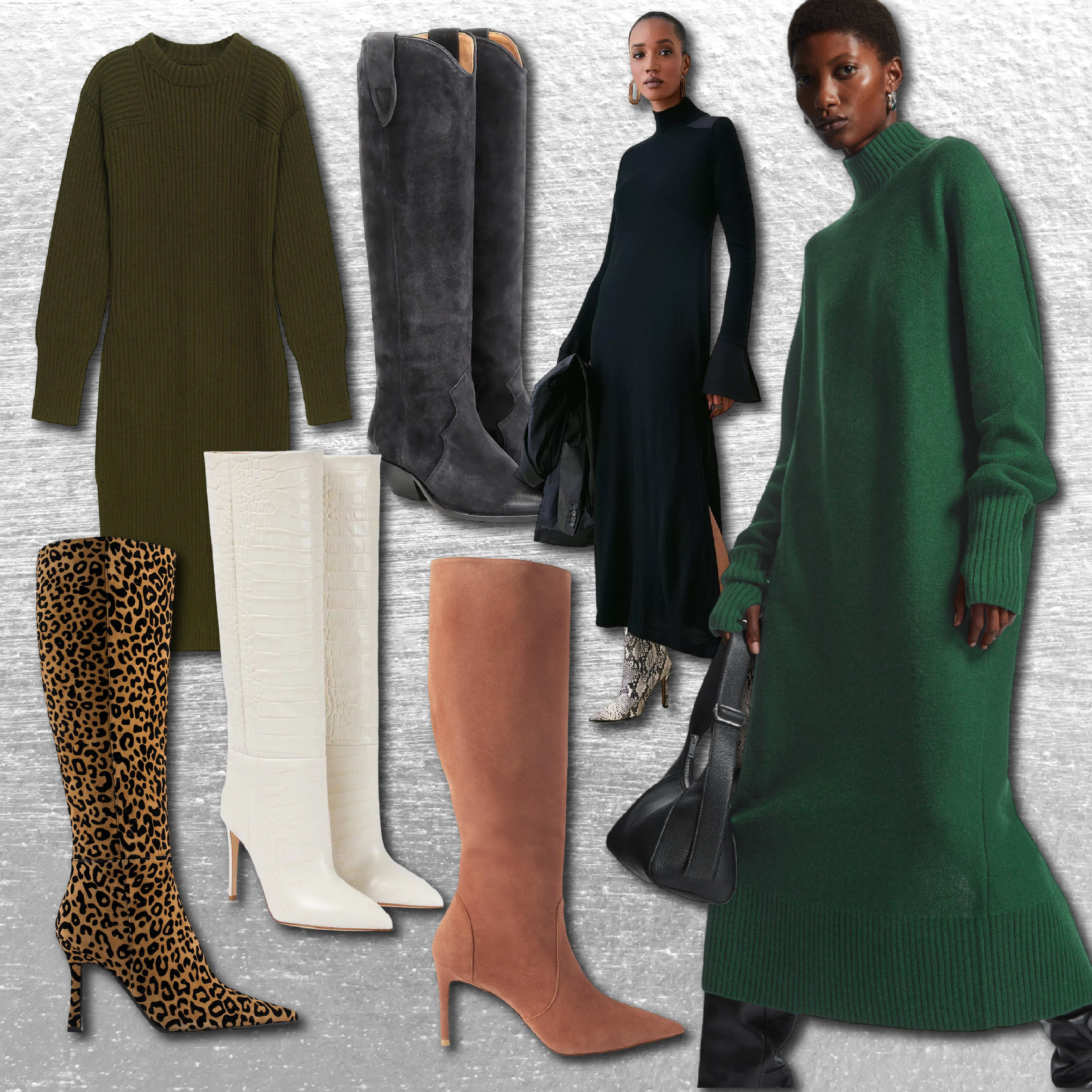 Love The Look: Dresses & Knee High Boots