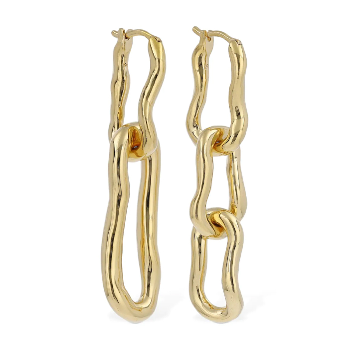 Missoma Molten Mismatched Drop Earrings