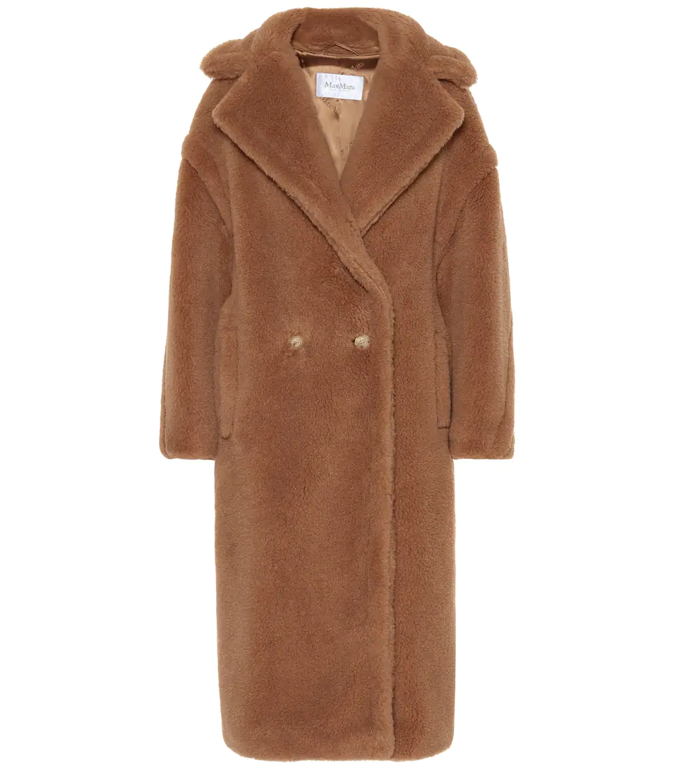 Max Mara Teddy Bear Icon Camel Coat