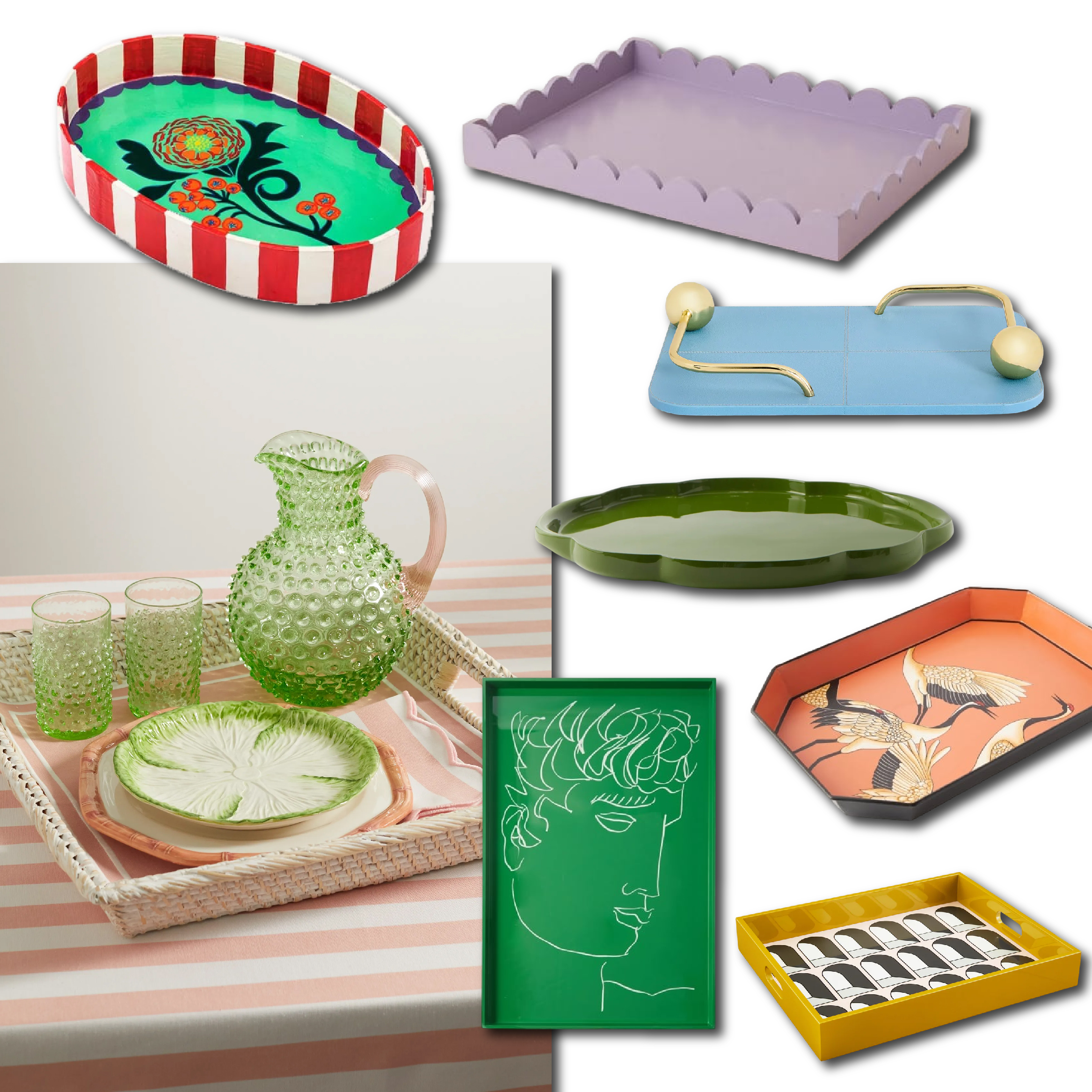 32 Serving Trays To Glam Up Those TV Dinners