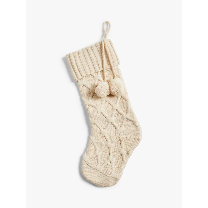 John Lewis Cable Knitted Stocking
