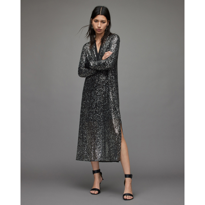 AllSaints Juela Dia Sequin Dress