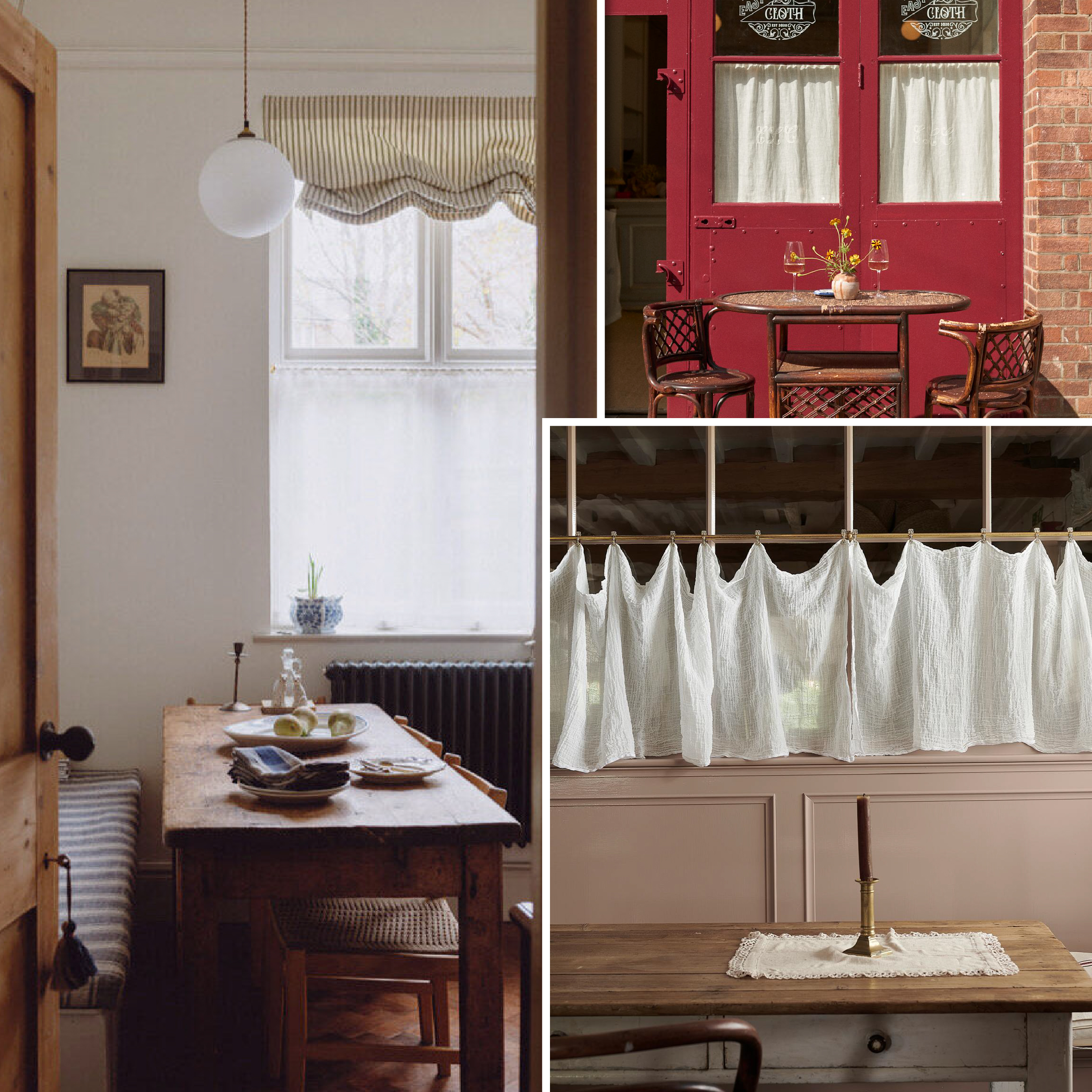 French Café Curtains Are Having An Interiors Trend Moment