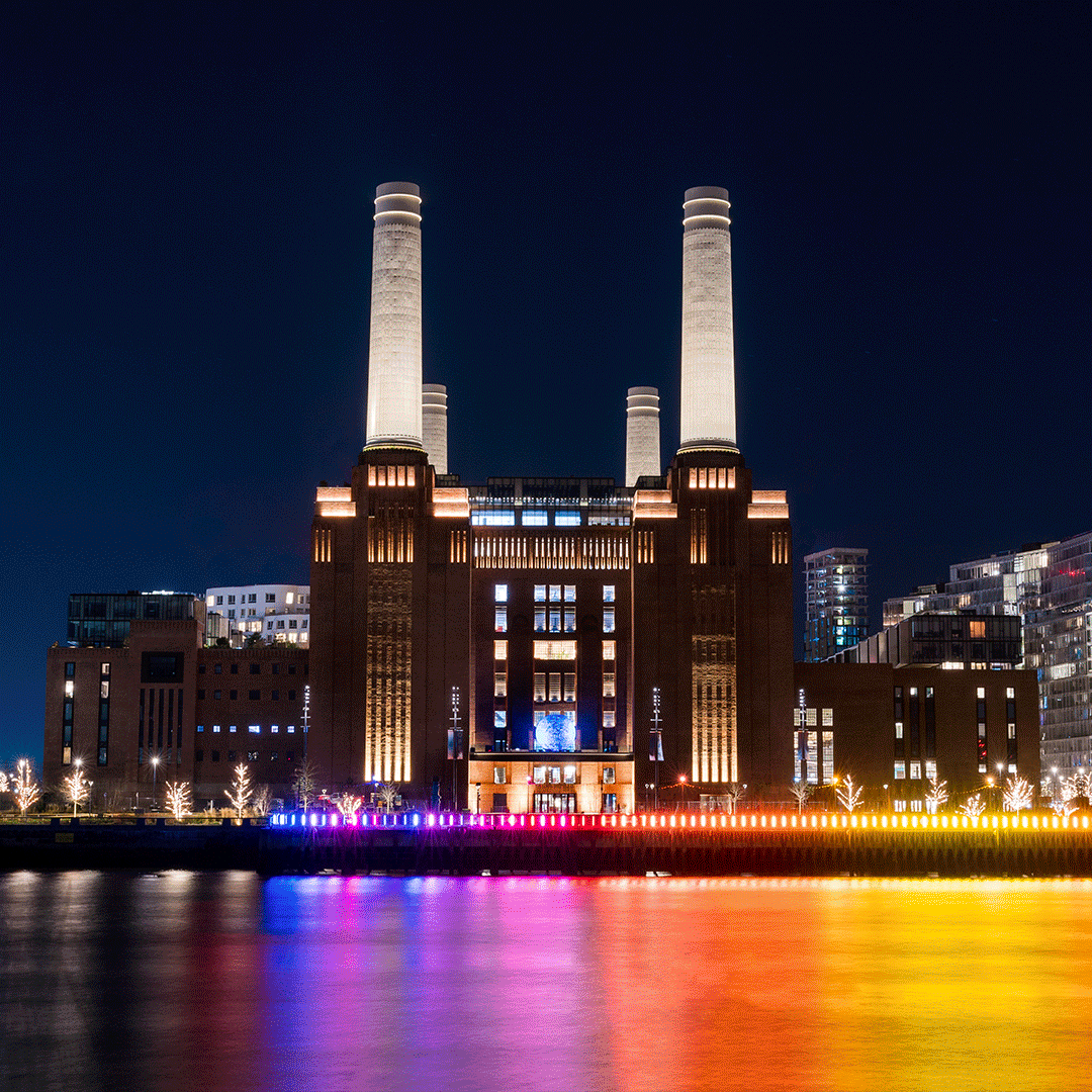 Battersea Power Station’s Light Festival Returns & It’s Brighter Than Ever