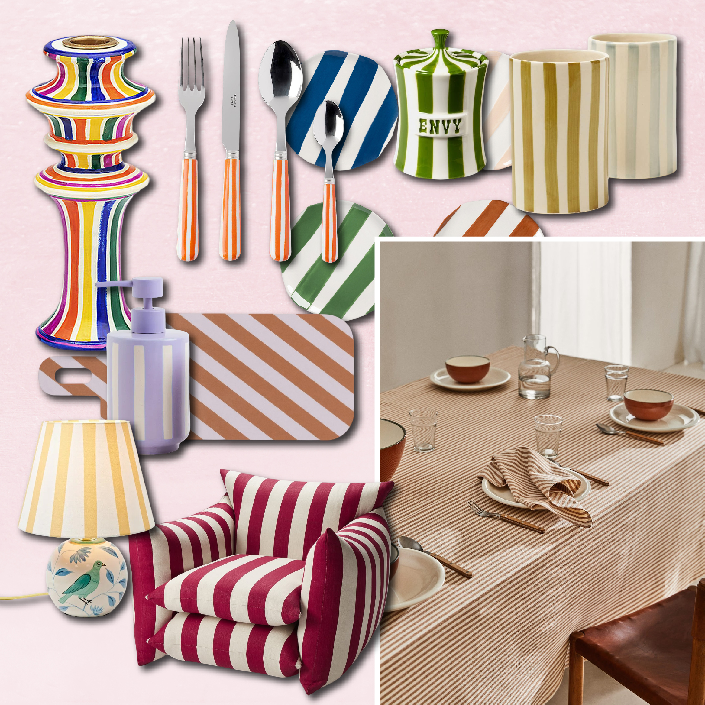 Bold Stripes Are In: 30 Of Our Favourite Interiors Pieces