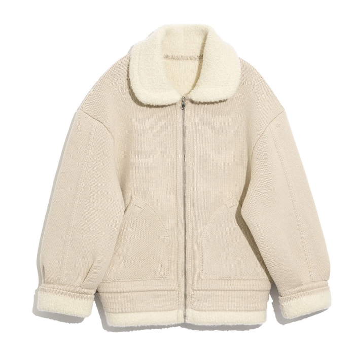 Barrie Cashmere & Alpaca Bomber