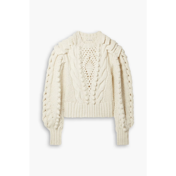 Ulla Johnson – Verena Cable-Knit Wool Sweater