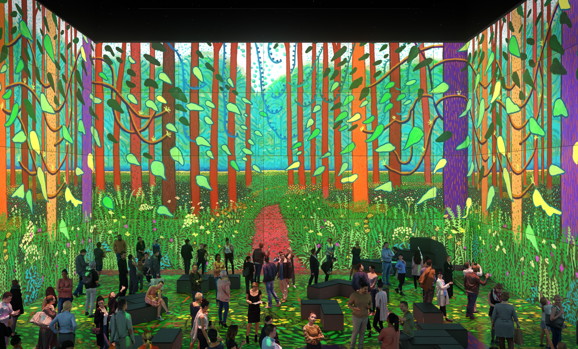 London’s Giant David Hockney Exhibition Has Just Extended