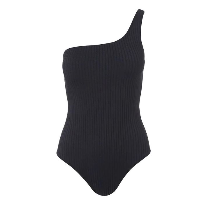 Melissa Odabash – Black Ribbed Palermo Swimsuit
