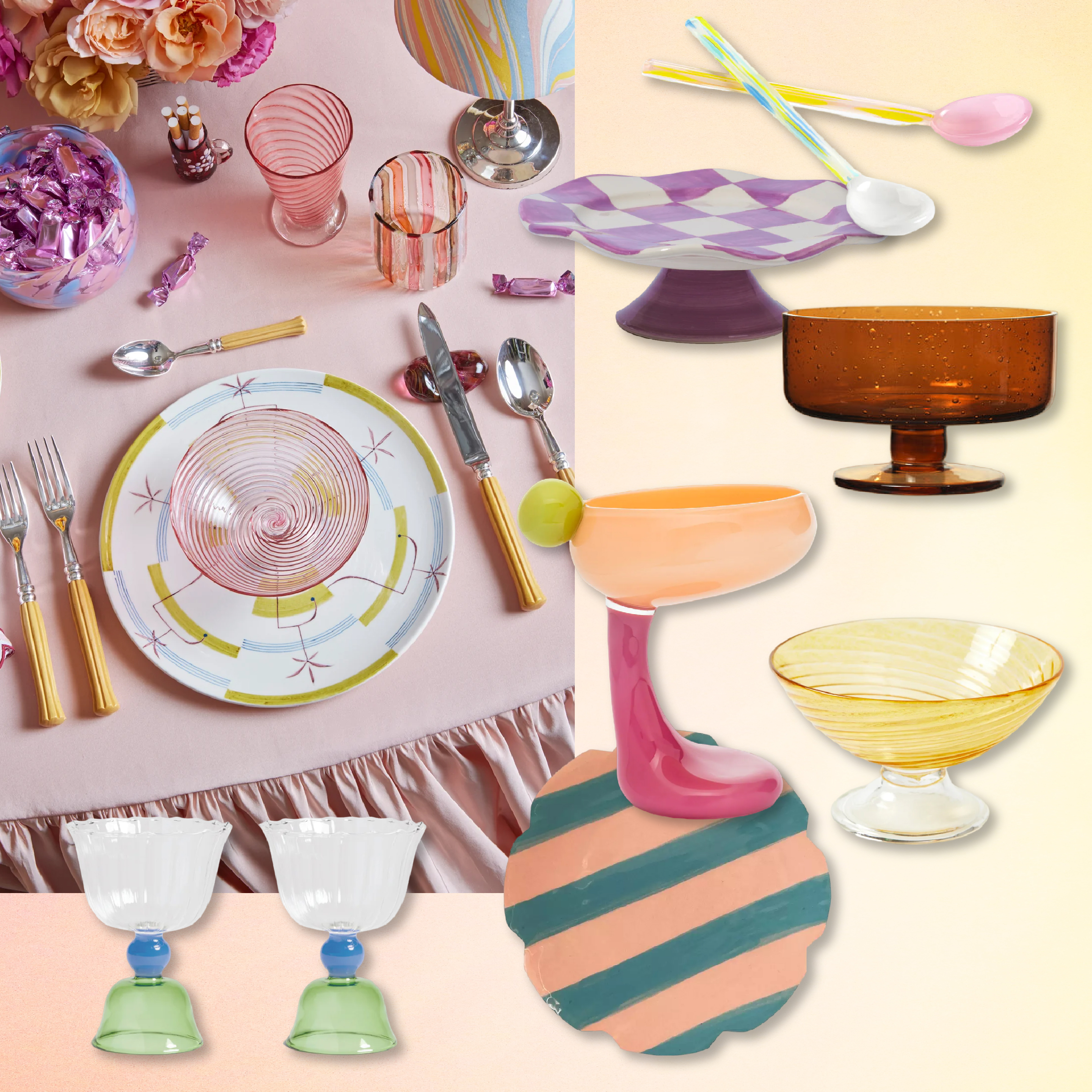 The Cutest Cake Stands, Sundae Glasses & Dessert Bowls To Serve Up This Summer
