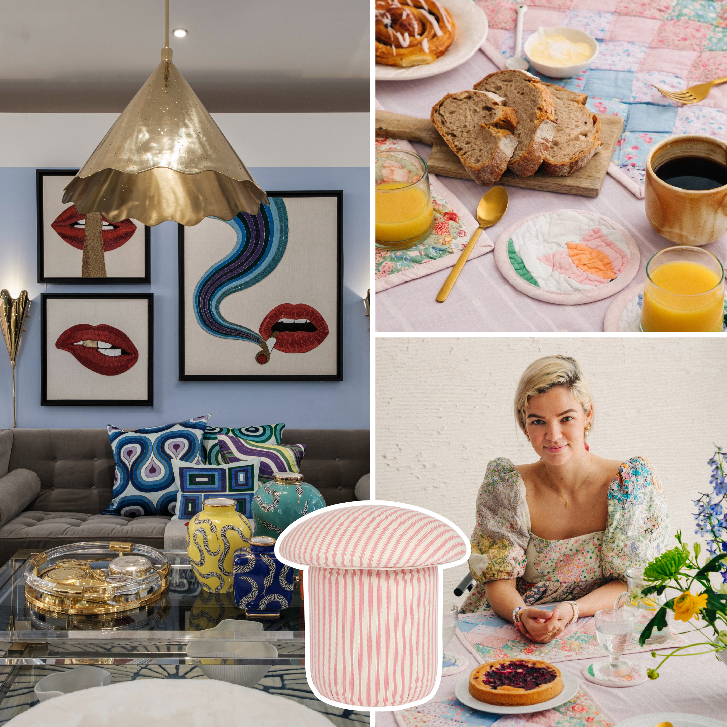 Mushroom Stools, Fashion Collaborations & A New Jonathan Adler Store Opening
