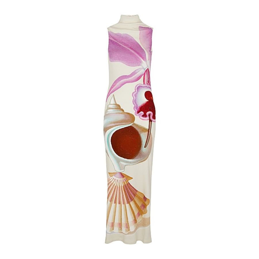Loewe – Maruja Mallow Printed Stretch-Cotton Dress