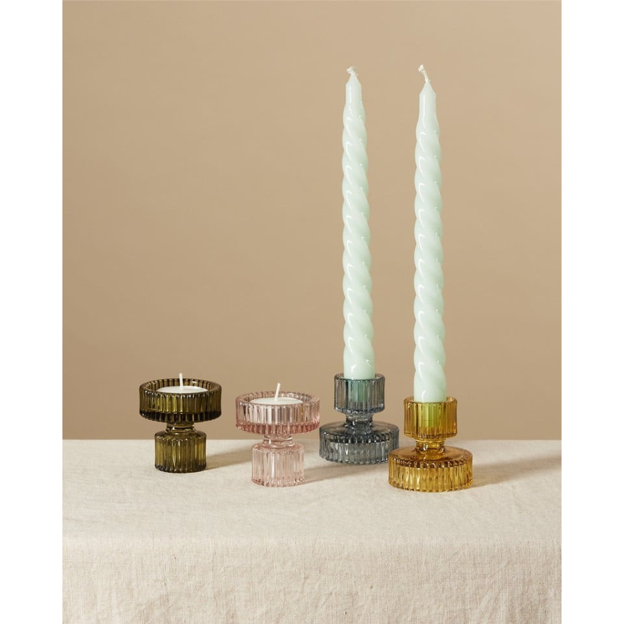 Oliver Bonas – Kyto Glass Candlestick Holders