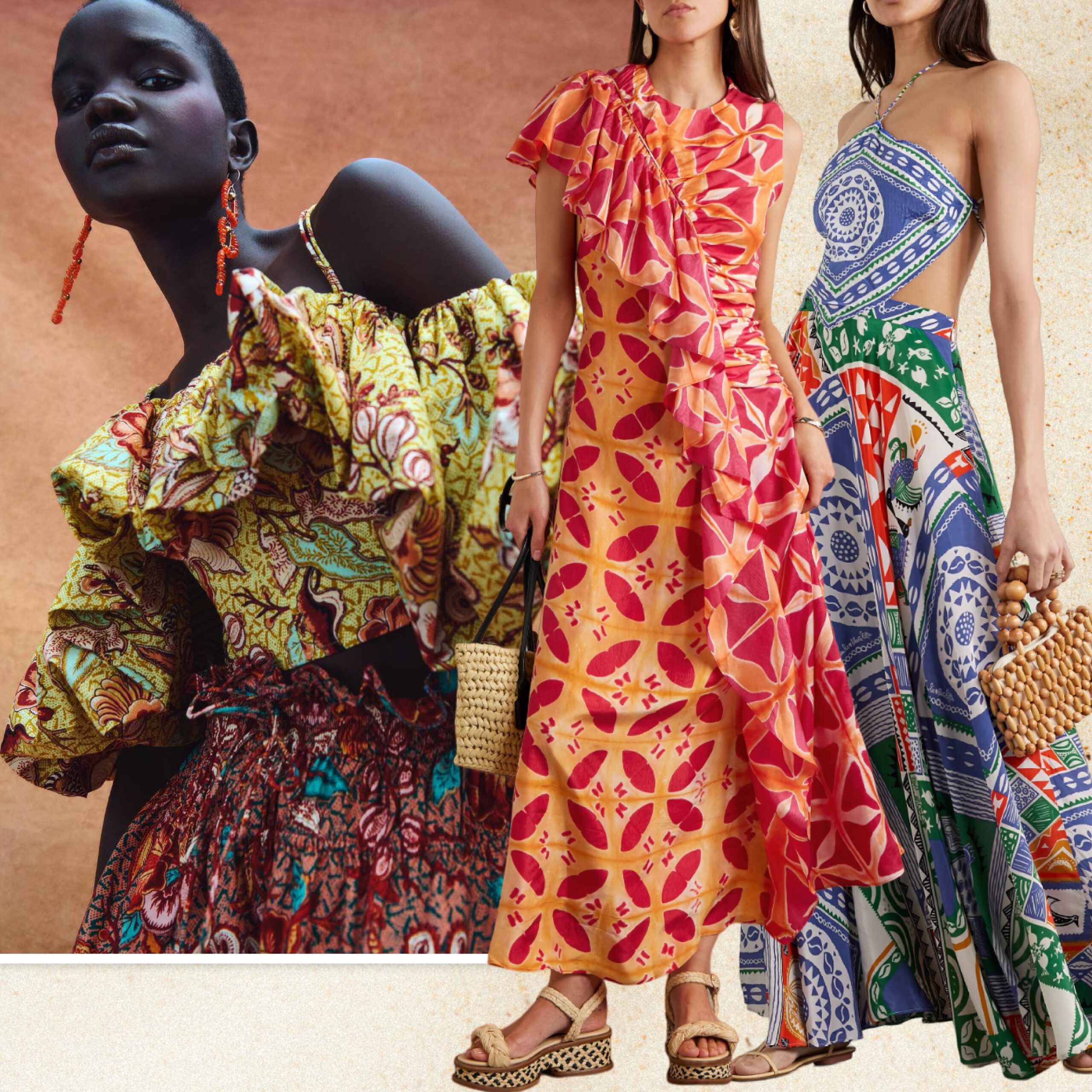 From Zimmermann Printed Dresses To Farm Rio’s Crazy Co-ords, Is This SS23’s Most Joyful Trend?