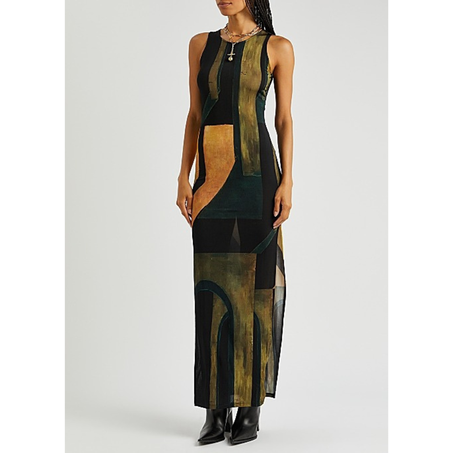 Louisa Ballou – Sea Breeze Printed Maxi Dress
