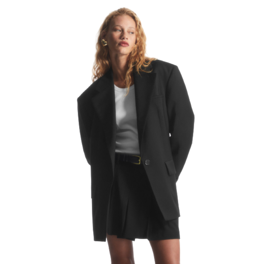 COS – Tailored Pleated Wool Skirt